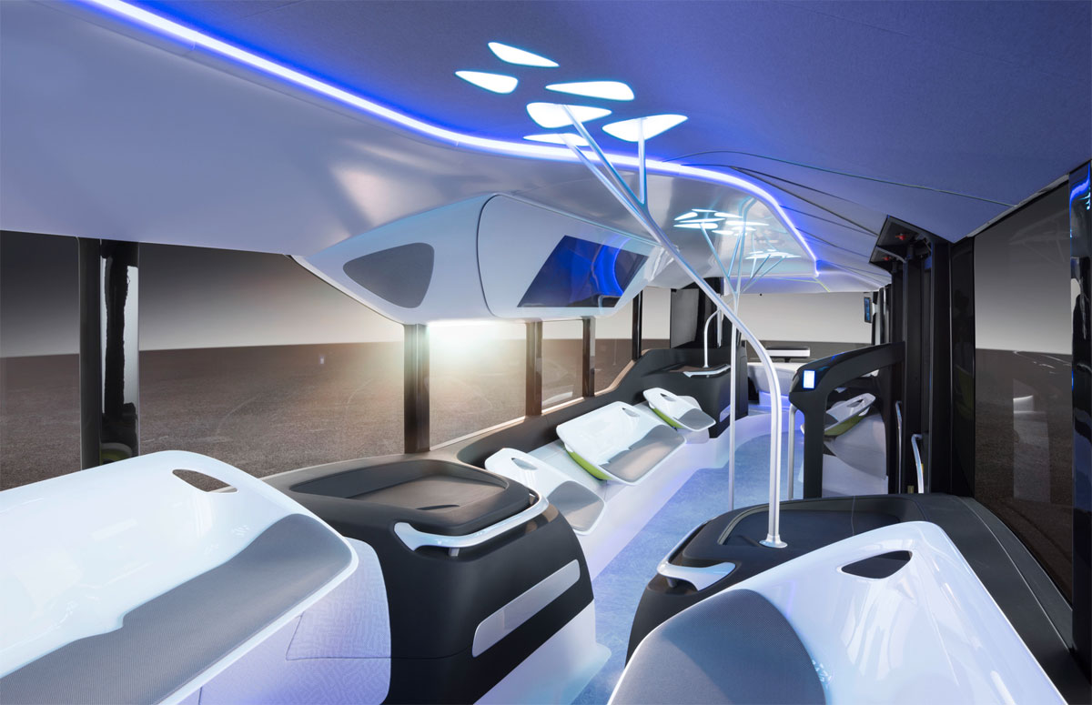 Future Bus de Mercedes-Benz interior