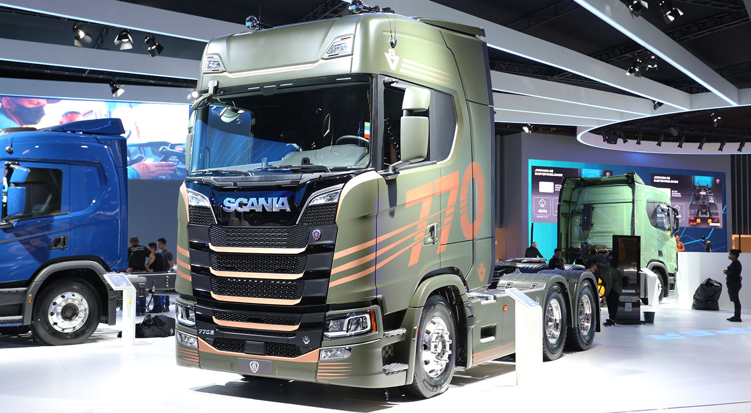 FENATRAN 2022: Scania Exhibió El 770S V8, El Camión Más Potente Del Mundo