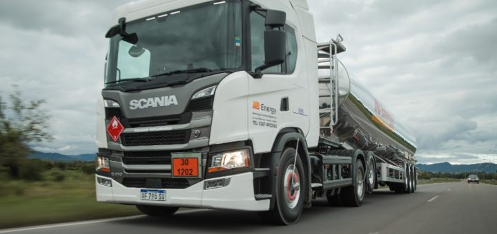 Scania G410 a GNC MB Energy Shell