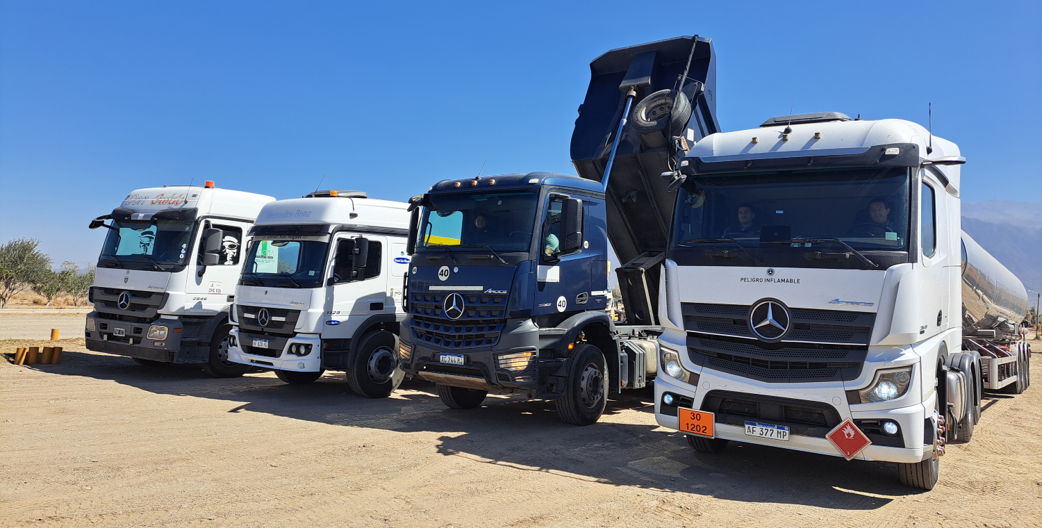 Mercedes-Benz capacitación para minería