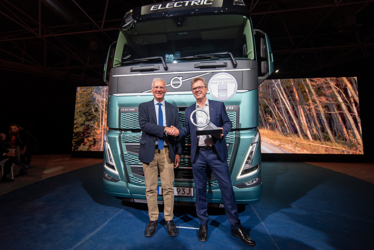 Volvo FH Electric premio Roger Alm