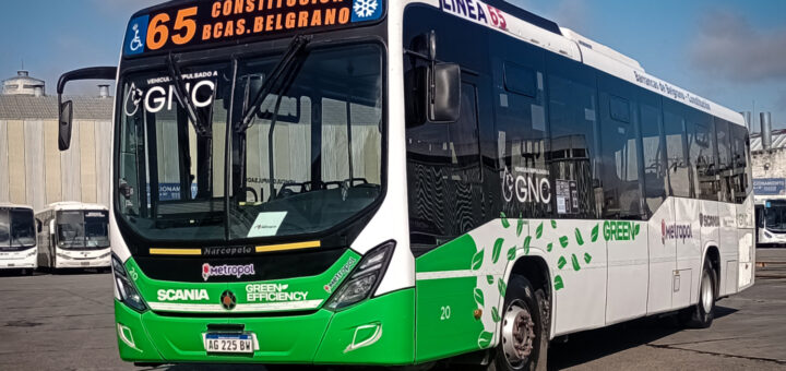 Scania bus a GNC Metropol